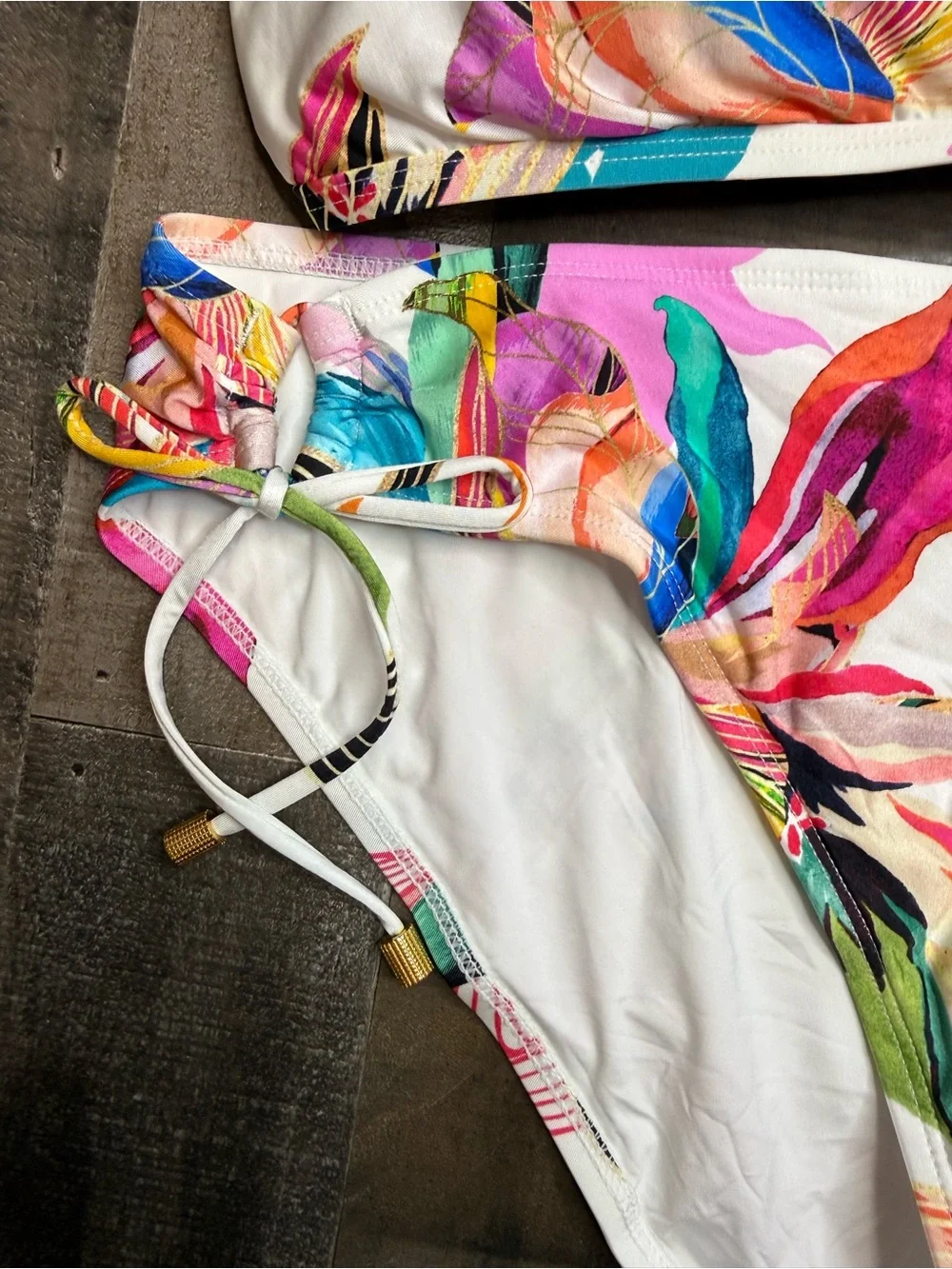 NWT La Blanca Paradise City Bikini Set size 16